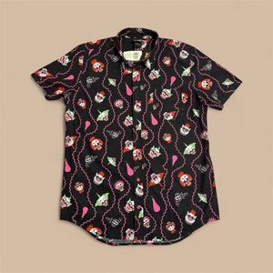 Killer Klowns From Outer Space Button Up Shirt Size Large